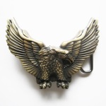 WE133 Boucle de ceinture aigle couleur antique bronze